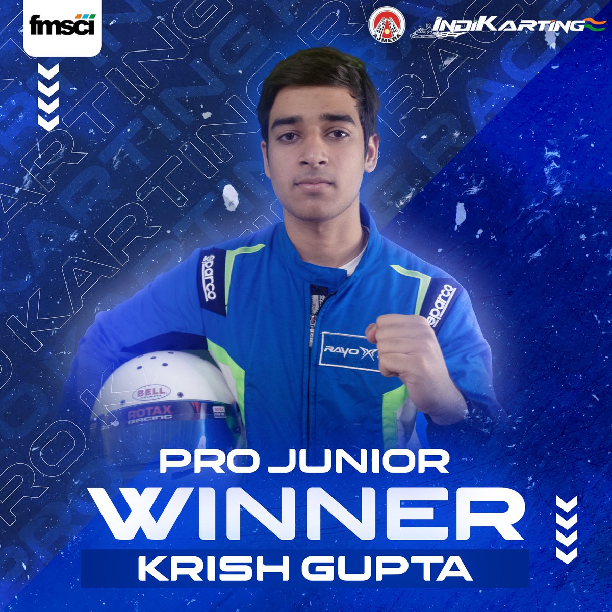 IndiKarting's tweet photo. Participated in Pro Junior as well as Pro Senior category and secured podiums in both of them! 
Krish Gupta had an absolute wild race weekend 🏎️🦁

#Ajmeraindikarting #Indikarting #Motorsports #BestvsBest #Mumbai #Champion #maxverstappen https://t.co/1W4G1gA2mH