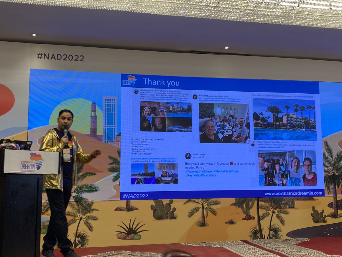 FabienTaillon's tweet photo. Day is just starting and I can already spot my French fellows on stage 😃 #NAD2022 https://t.co/2JVjWnpoHg