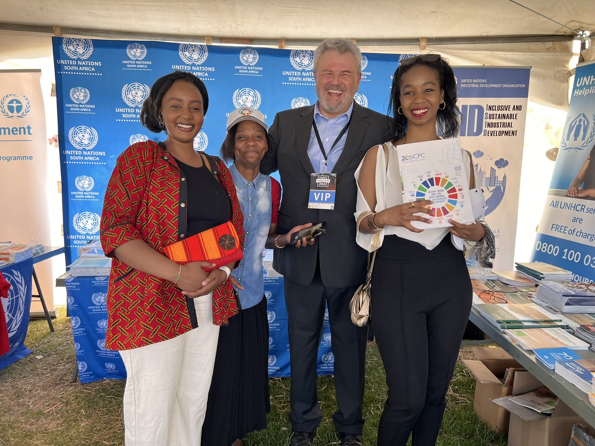 UNinSouthAfrica's tweet photo. Today @DIRCO_ZA hosts the  #DiplomaticFair2022. Various heads of UN agencies are in attendance. Come and experience cultural diversity and food exhibition at the Union Buildings, Pretoria. #CulturalDiplomacy #FunForAll https://t.co/lZrLJq1wsp