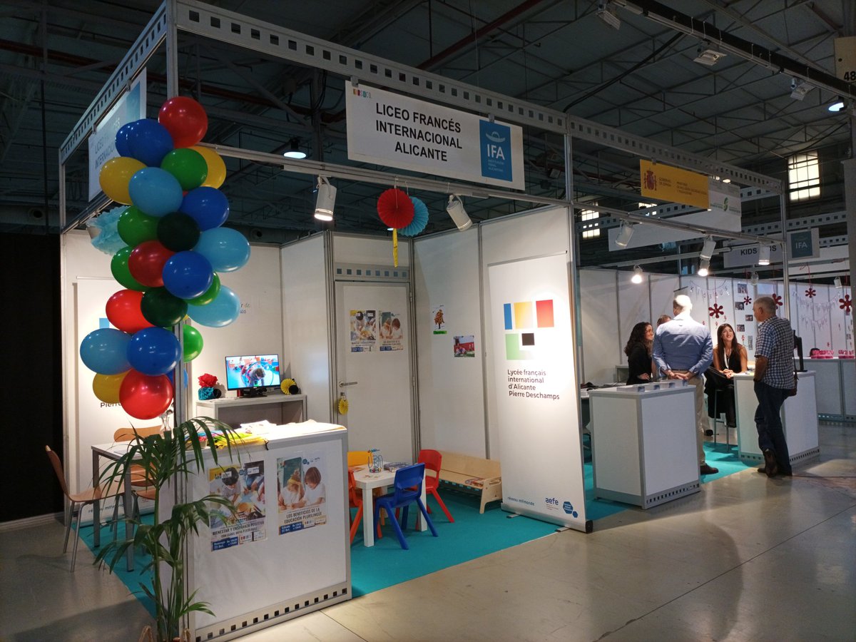 LiceoAlicante's tweet photo. 🇪🇦 ¡Comienza la feria Kinds & Co en la Institución Ferial Alicantina . ¡Ven a conocernos y llévate muchas sorpresas!
🇨🇵 Le salon Kinds & Co commence à l'Institución Ferial Alicantina. Venez nous rencontrer et recevez de nombreuses surprises !
@IFA_Feria
#kidsandco https://t.co/yVv6Bd4jCM