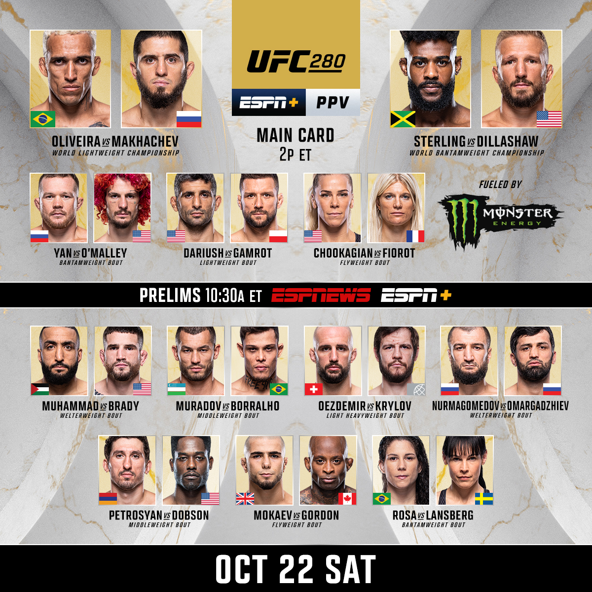 The Day Weve Been Patiently Awaiting 🏆 Ufc280 Fight Day 𝐈𝐒 𝐇𝐄𝐑𝐄