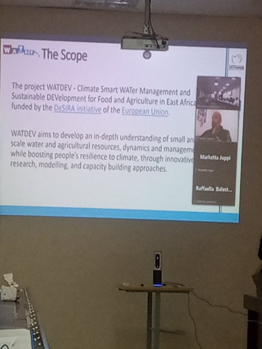 blaiseamony's tweet photo. Dr. Gaetano Ladisa - CIHEAM Bari takes participants through the scope, methods and expected results of the meeting. The WATDEV Project is implemented in partnership with the Italian Agency for Development Cooperation, ASARECA and the Water Research Center-University of Khartoum. https://t.co/NrKrGxxvvL