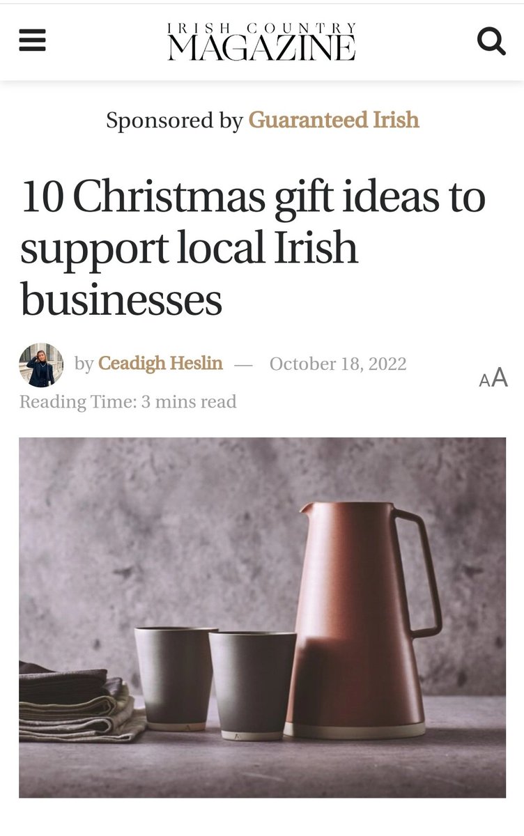 #supportlocal this Christmas. @IrishCountryMag @guaranteed_irl