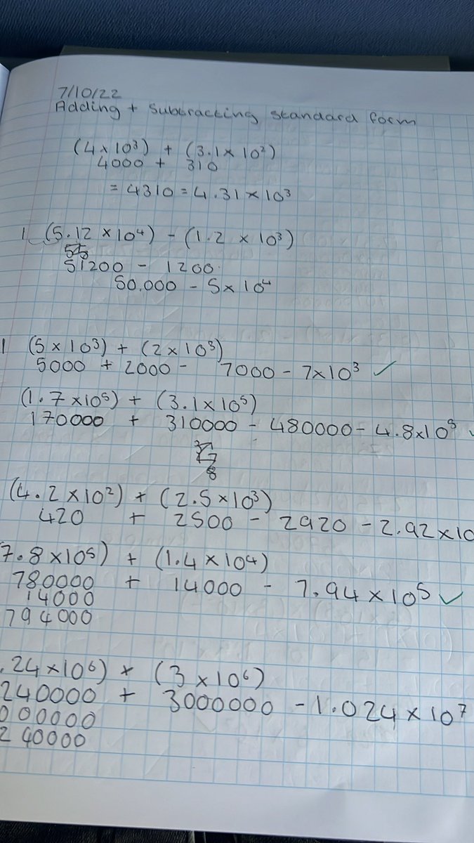 sansom_mr's tweet photo. On route to the ABBA voyage along with a spot of half term marking! Some excellent work being produced by KS4 in Maths! #presentationiskey #MathsatKS4 #HalfTerm #R&amp;R https://t.co/e0NJlioFKh