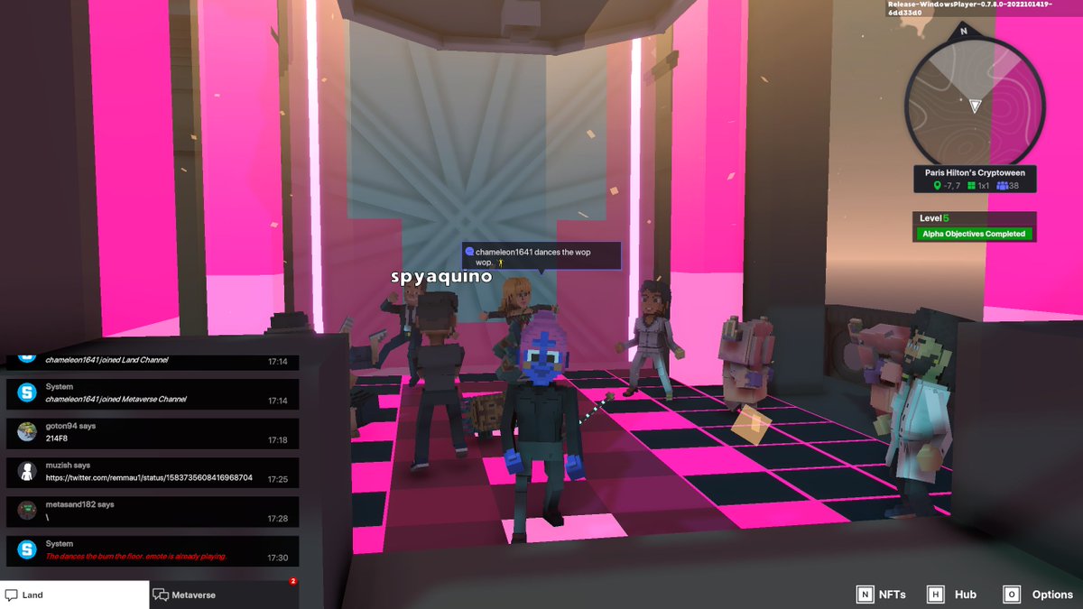 chameleon1641's tweet photo. @TheSandboxGame I just participated in the Paris Hilton  #Cryptoween Event. Dancing in the Clock Tower check out my screenshot below!
🎃👇 https://t.co/GtiA7Tujou