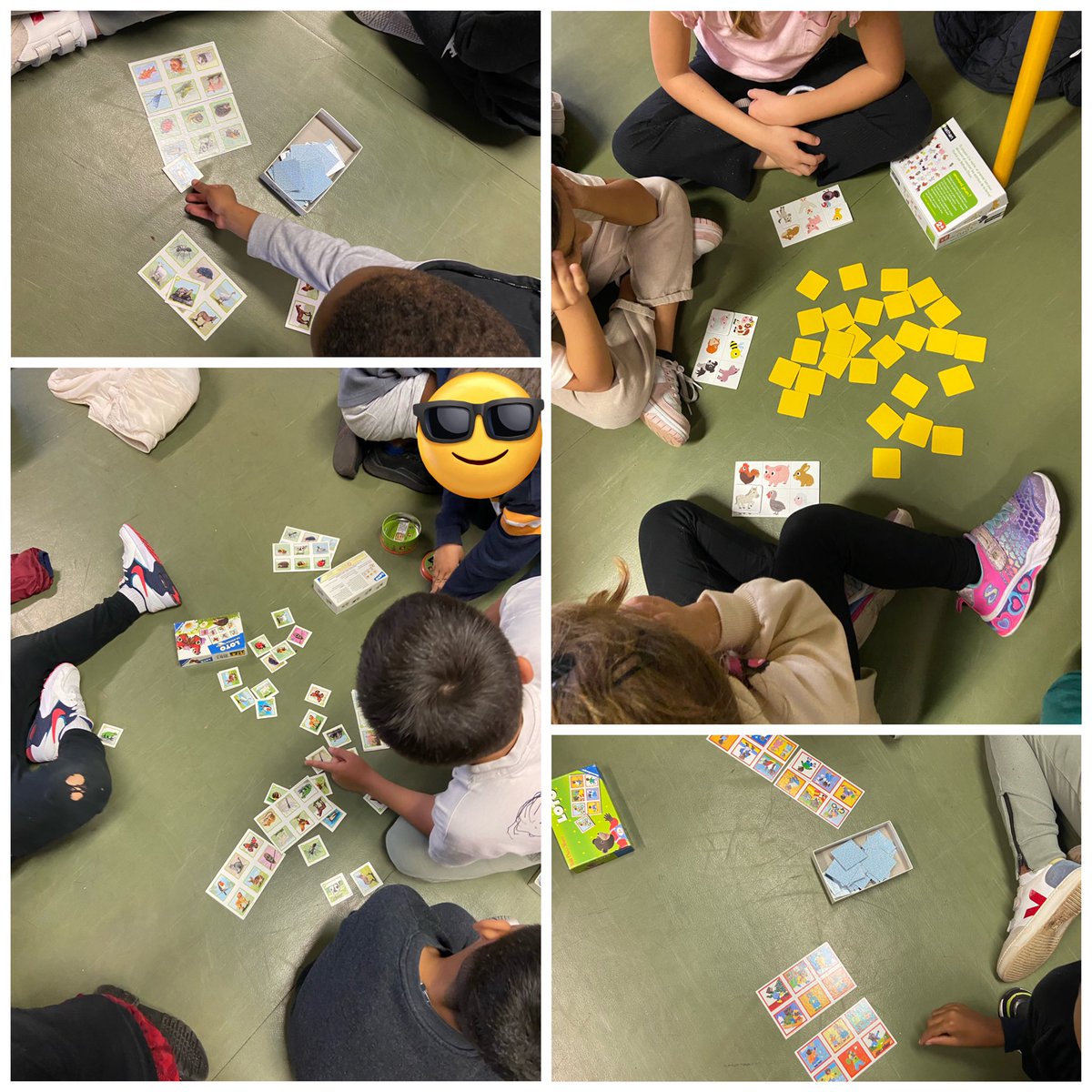 S_Bella74's tweet photo. Rencontre #intercycle GS/CM autour des jeux de société pour la dernière journée d’école ➡️apprendre à jouer ensemble #cycle1 #cycle3 https://t.co/y4haneNmeG