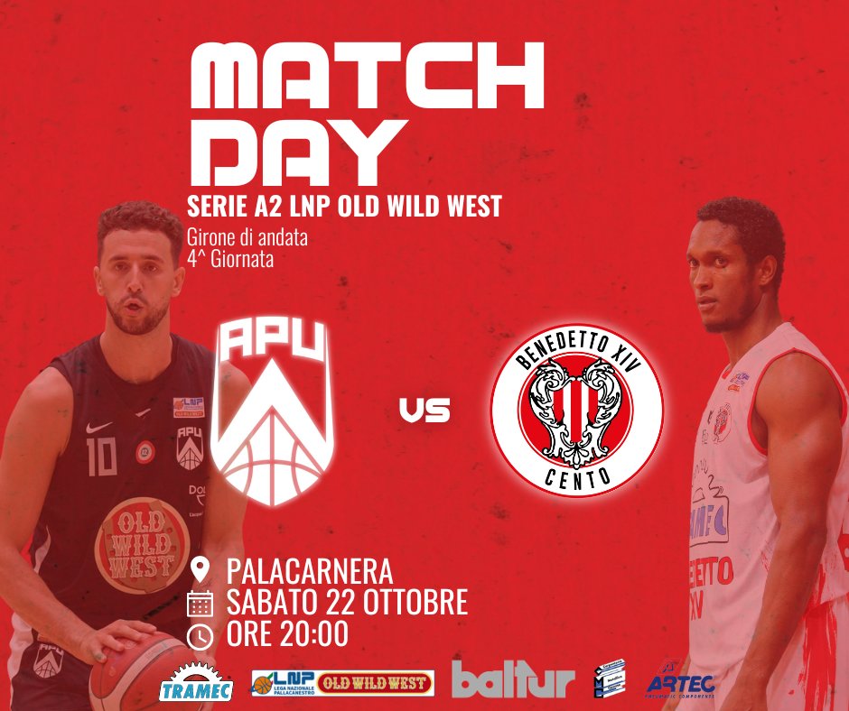 𝐌𝐀𝐓𝐂𝐇𝐃𝐀𝐘!

Sfida al vertice per i nostri ragazzi: la Tramec fa visita ad Udine per la quarta giornata!

FORZA CENTO ⚪️🔴

#PiùCheBenedetto | #WeAreCento | #BenedettoXIV | #SerieA2OldWildWest | #Tramec