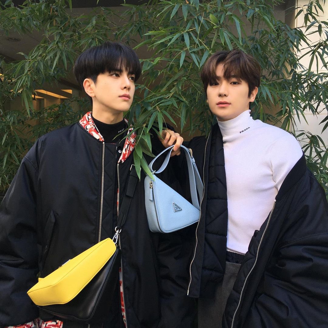 eternallyksw's tweet photo. Hyunjae and Younghoon for #PradaTriangle 

#더보이즈 @WE_THE_BOYZ https://t.co/EYqx8gs6gg