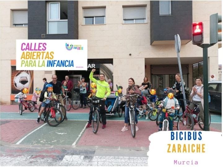 BicibusMu's tweet photo. Bicibús en Casillas, El Carmen y Zaraiche. Generando red y una ciudad más amable con vecinos de otros barrios. #StreetsForKids #CallesParaLaInfancia #ElCarmenAbierto https://t.co/rXVbsxb7qU