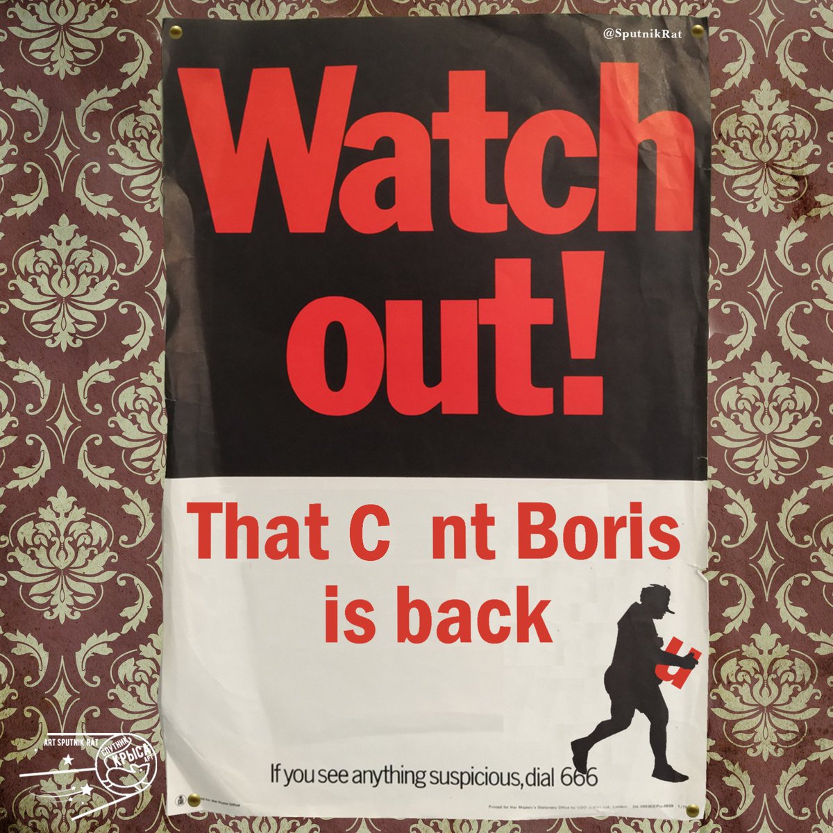 Found this old poster... #borisbrokebritain #ToryShambles #Toryleadership #BORISISBACK