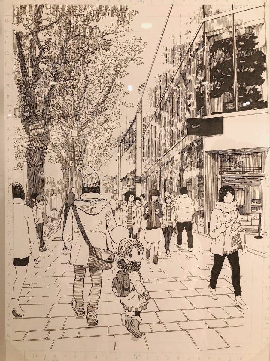 よつばと!原画展🎨

原画・ネーム・資料等の他に、使用画材やどこを何ペンで入れてるか映像で見られるのでとても良かったです。撮影可なのもすごい…。ネームのよつば可愛かった。 
