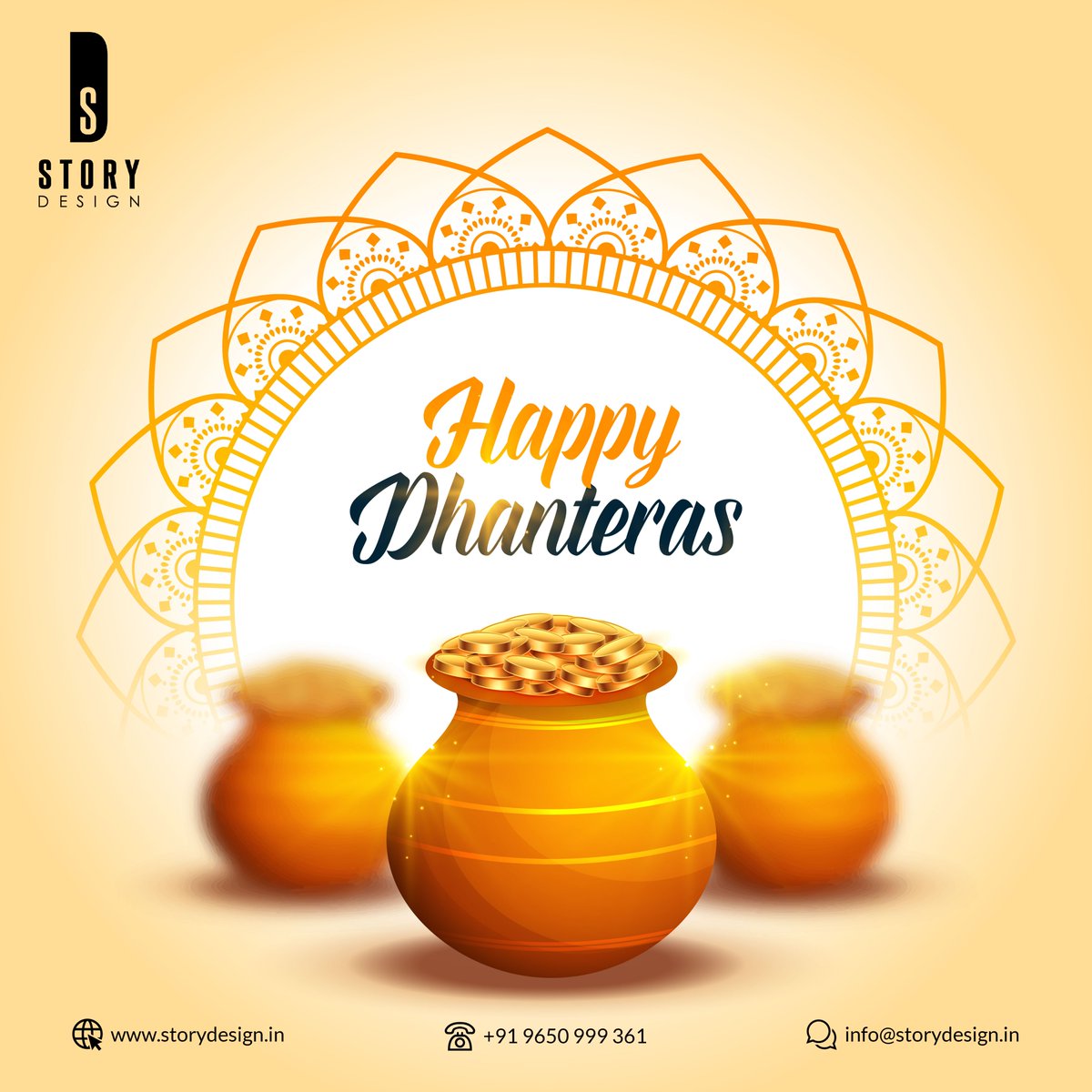 StoryDesign1's tweet photo. Wishing a very Happy Dhanteras to everyone.
Website:https://t.co/ija41YLZ79
Email:/info@storydesign.in |
Call Now +91 9650 999 361
#danteras #happiness #proud #India #productdesign #productdesigner #productdesignsketch #productdesigners #productdesigns #productdesignsketching https://t.co/leNggbFIjF