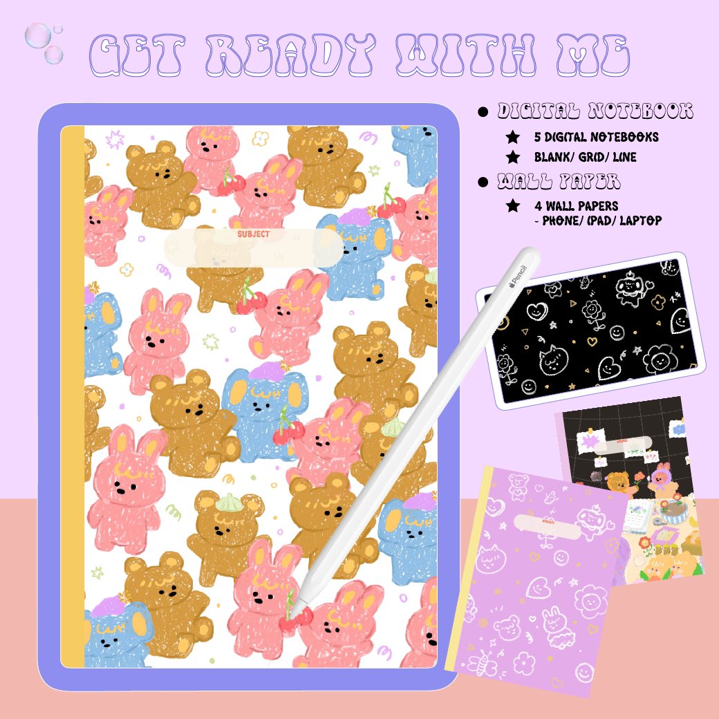 AnotherMorning's tweet photo. สวัสดีค่ะ ทุกคน
Digital product - Get Ready With Me 
Digital notebook and wallpaper มาแล้วค่ะ
หวังว่าทุกคนจะชอบนะคะ😋💓
📍@Fahfahs_world https://t.co/Bdd0TDN8Se