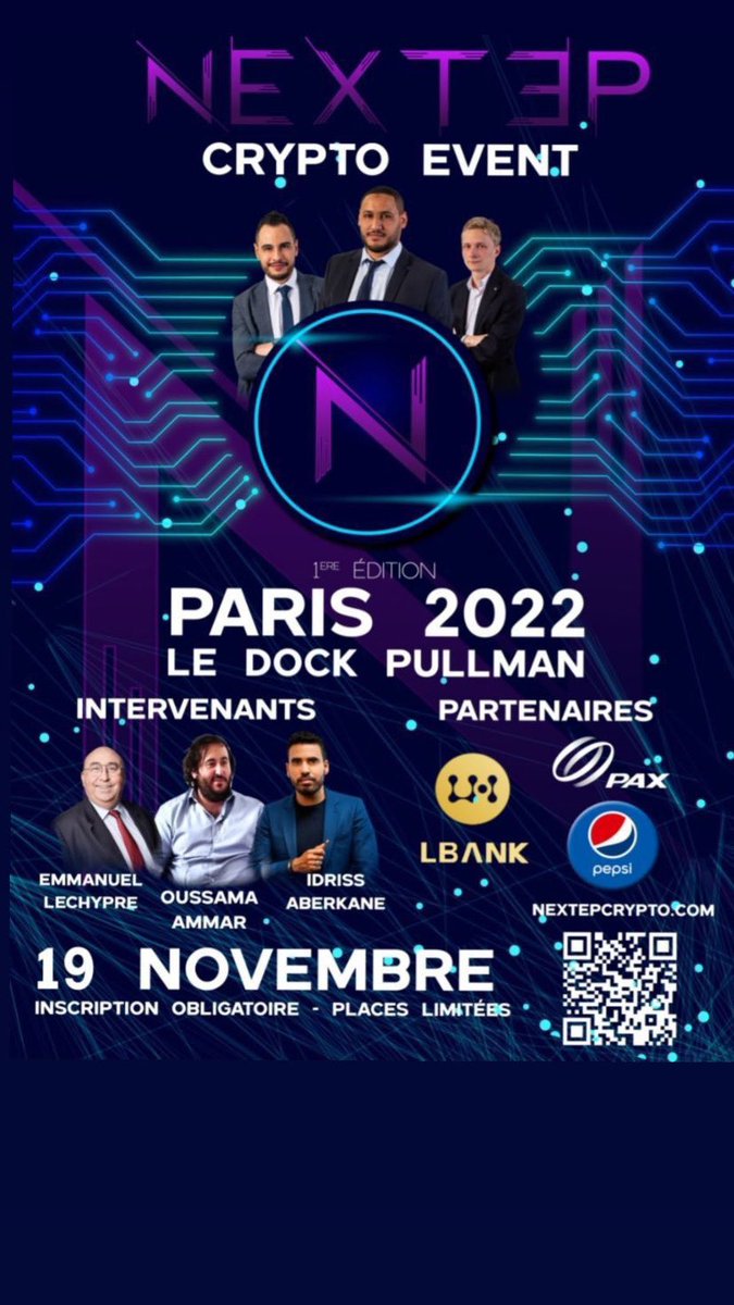 kryskobiz's tweet photo. Airdrop de crypto #CXS et billets gratuits pour l’event de @nextep_crypto #crypto #cryptomonnaie #airdropalert #cryptofrance 
Pour participer c’est simple : 

- Follow @kryskobiz &amp; @nextep_crypto 
- Like &amp; RT
- Tag 3 amis en commentaire 

24h 🕛 Tic…Tac https://t.co/pETxJUs7JD