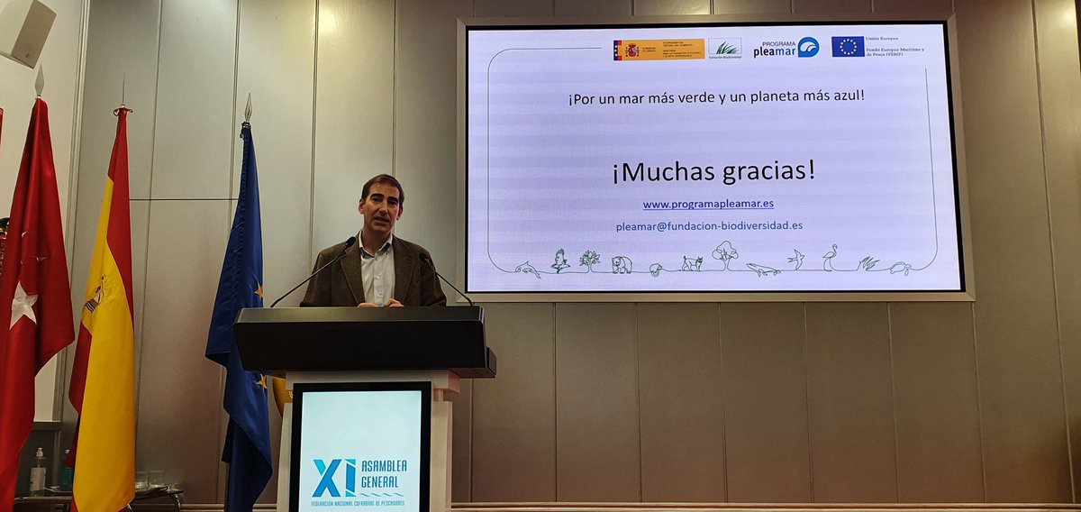 FNCP_Pescadores's tweet image. Javier Remiro nos ha expuesto las ayudas que ofrece el nuevo Fondo Europea Marítimo de Pesca y Acuicultura, #FEMPA, con la colaboración de la @FBiodiversidad a través del #ProgramaPleamar