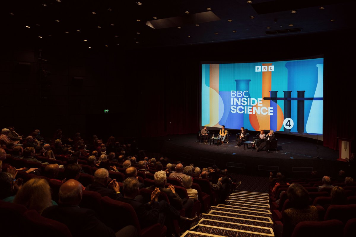 You can hear #BBCInsideScience recorded in the @MediaMuseum on the @BBC's 100th birthday here: bbc.co.uk/sounds/play/m0… Huge pleasure to introduce @Vic_Gill and her excellent panel, with BBC DG Tim Davie, and many thanks to the BBC Head of History, Robert Seatter!