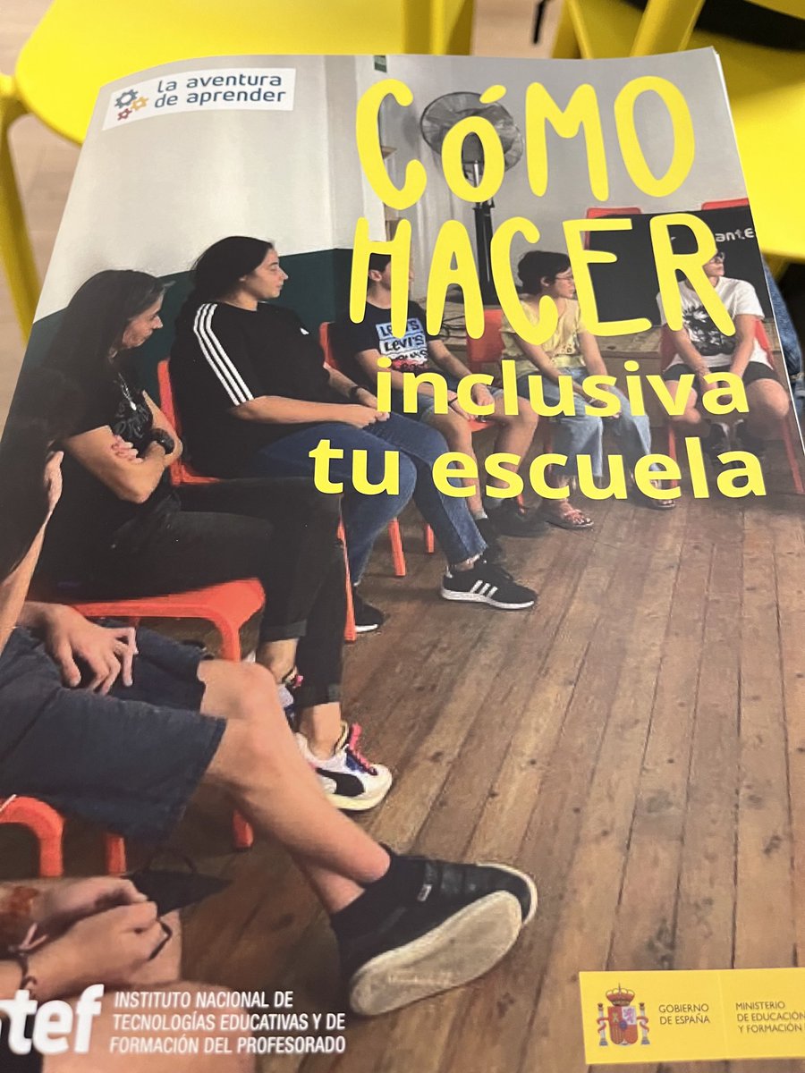 Estudiantes por la Inclusión (ExI) presentan cómo se organizaron para desarrollar su trabajo. Parte de los resultados quedaron recogidos aquí laaventuradeaprender.intef.es/documents/1018…

⁦<a href="/QuererlaCrearla/">Quererla es crearla</a>⁩ ⁦<a href="/CappacesCom/">Carmen Saavedra</a>⁩ ⁦<a href="/icalmendros/">Nacho Calderón Almen</a>⁩ ⁦<a href="/educaINTEF/">Educación INTEF</a>⁩