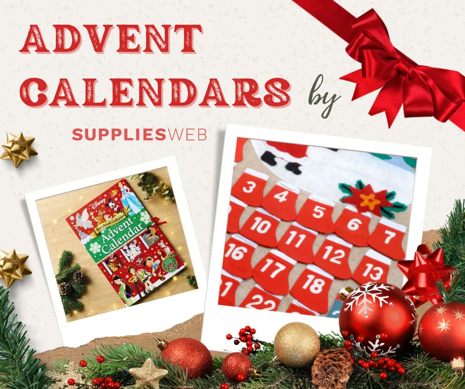 Let us help you take the stress out of Christmas...🌟 
Order your advent calendars with us this festive period - buff.ly/3F00OA5 &amp; fast as December is only round the corner!🎄 
*Any orders over 100 units will receive 5% off 
#AdventCalendars #ChristmasSupplier #ITSupplies