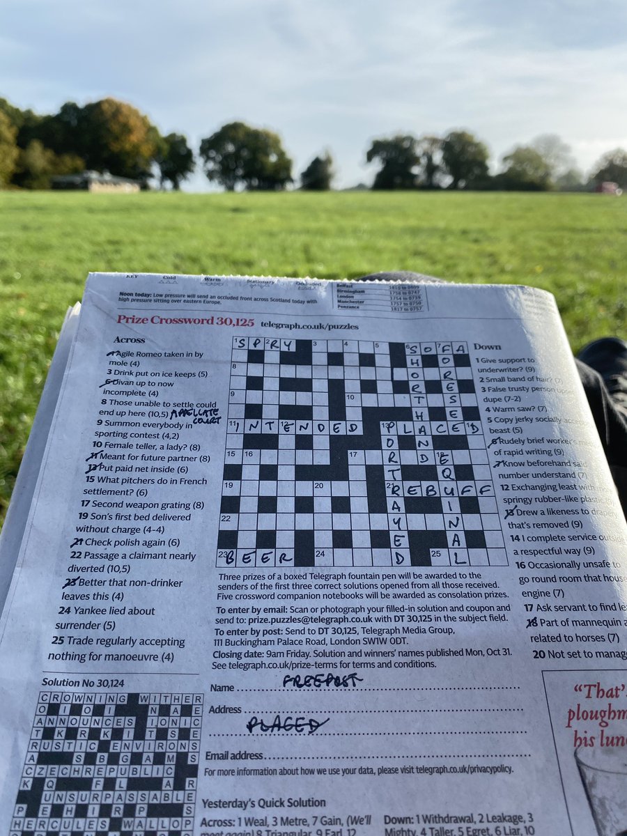 There are worse ways to spend a morning.