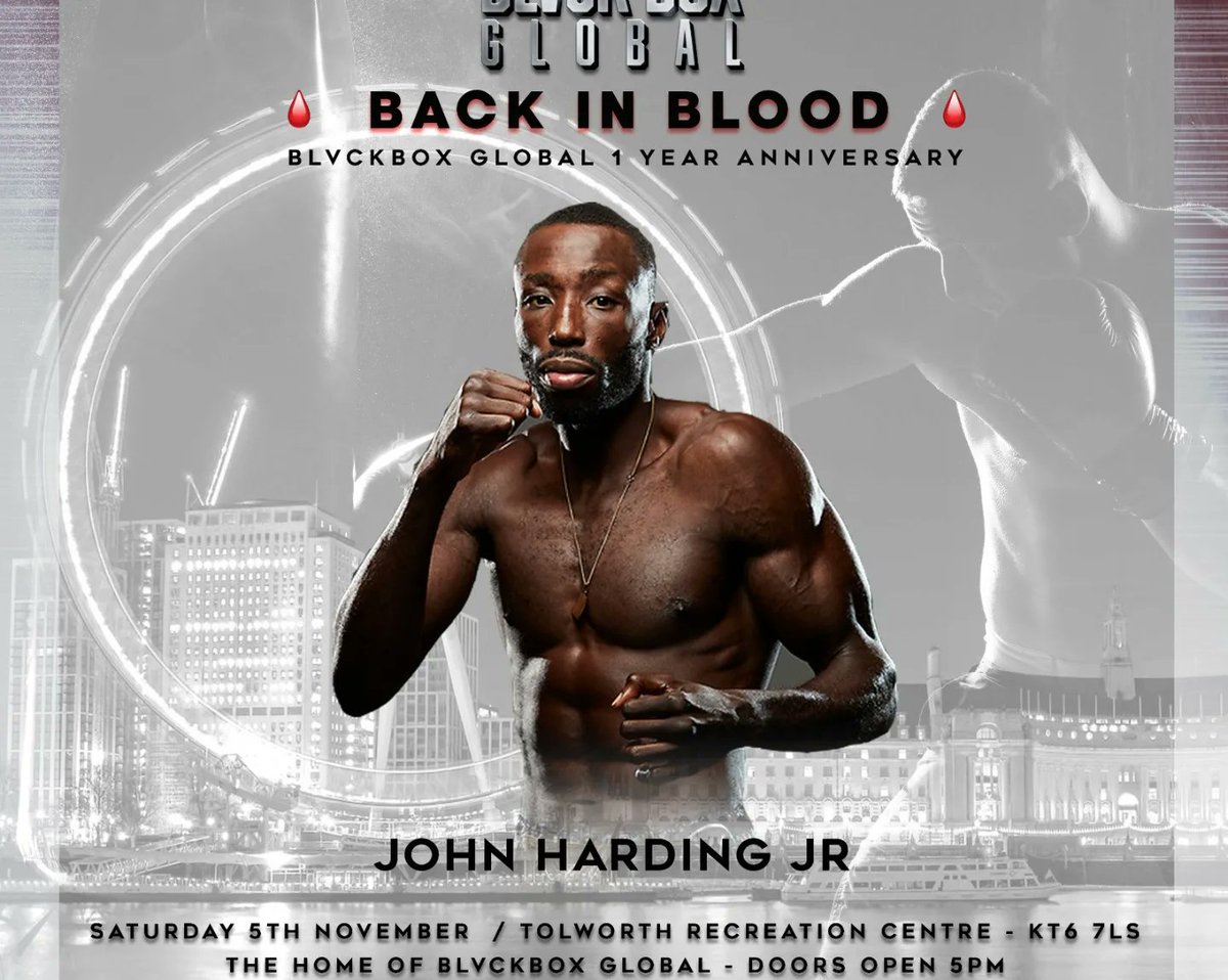 PesterSuperstar's tweet photo. Consistency is what tranforms average in to excellence
2weeks to go ‼️ "Back In Blood" @blvckboxglobal 5th November
Tickets are available £40 Standard £90 Ringside
Thanks for all Support 😊
#boxing #fightnight #consistency #fromthebottomtothetop https://t.co/NTu6NMoHLh