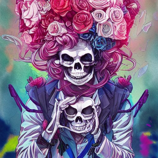 The 1st and the latest 'Skull and Roses' 
Available on <a href="/opensea/">OpenSea</a> .
0.10 $ETH. 
** Link in Thread **
💀🌹☠️🌹💀☠️❤️💀
#halloweenart #Web3 #explorepage #NFTMarketplace #NFTProject #ArtistOnTwitter #DigitalArtist