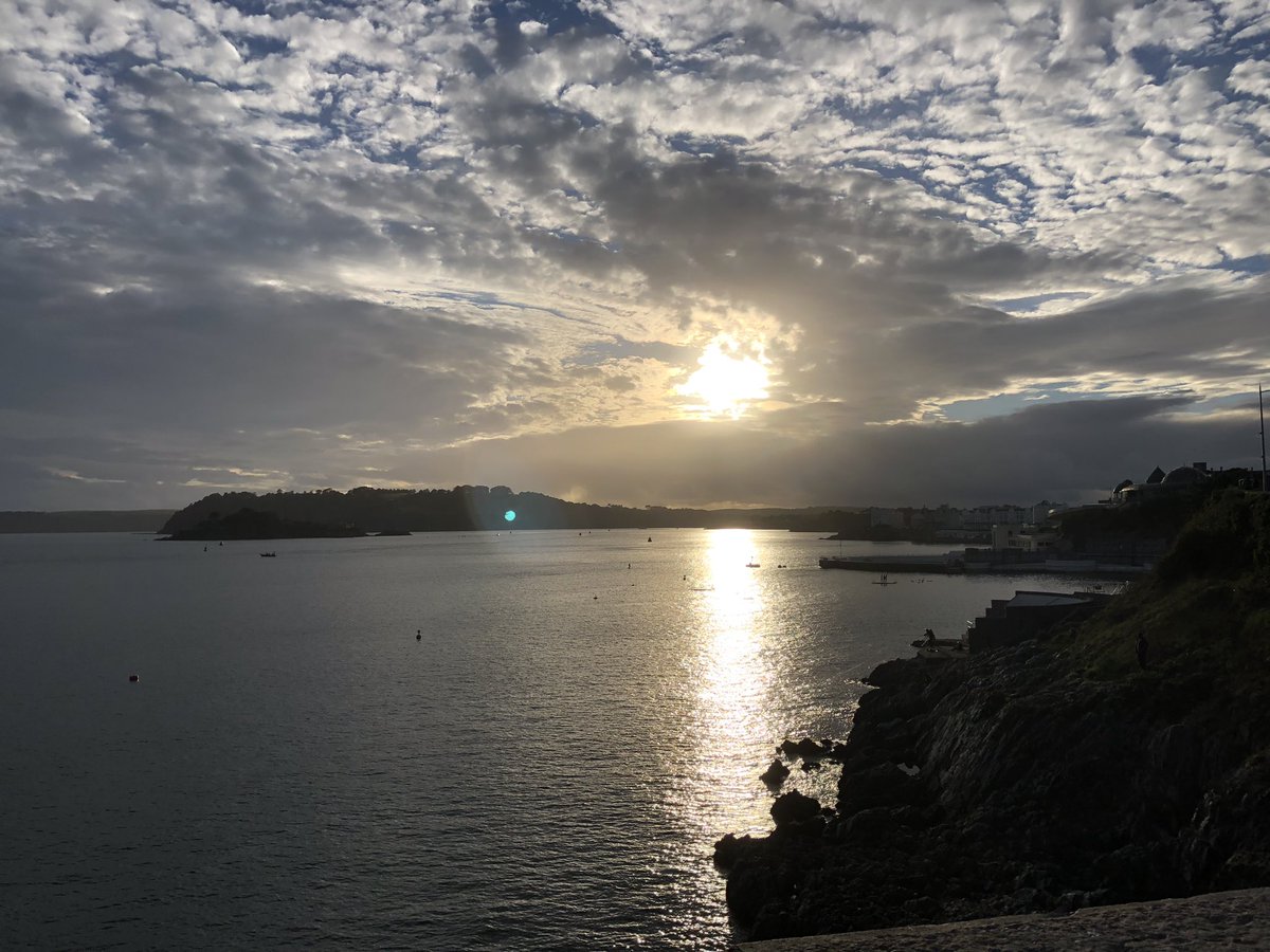 CITY NO. 59: PLYMOUTH 

And now we reach the South West of England which has some impressive sights to see.

One such is Plymouth Hoe, an impressive ocean view which still had people out swimming in late September!