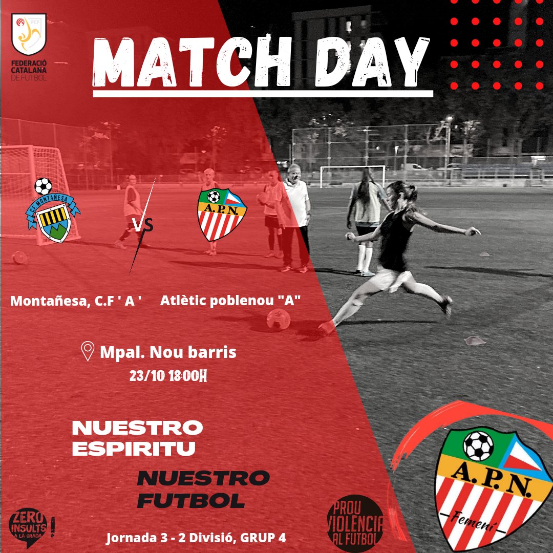 ATPoblenouFEM's tweet photo. Després d'unes jornades intensives tornem al terreny de joc.

¡ Demà tenim una cita molt important on volem sumar, Al camp de la montañesa !

#FemFutbol
#Fembarri
#SomPoblenouFemení
#somhipoblenou https://t.co/1wFaR55ifw