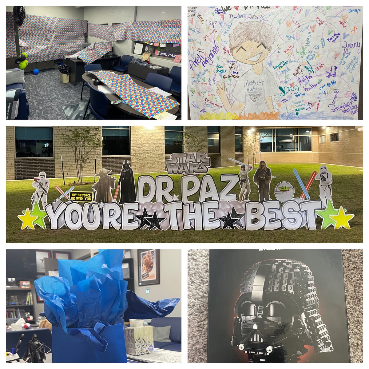 Another great week of surprises from my @HaskettJH electives and social studies teachers. I am so lucky to be a Husky!#WeAreHaskett