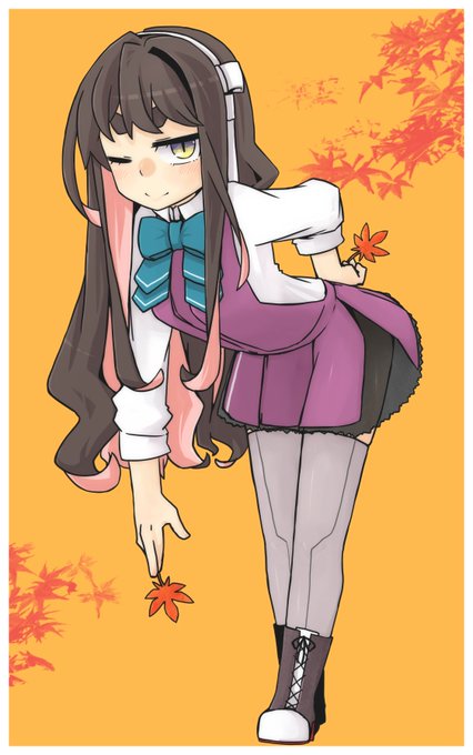 週刊長波サマです。秋用の絵を描いてる間に秋が高速で過ぎ去っていく。 