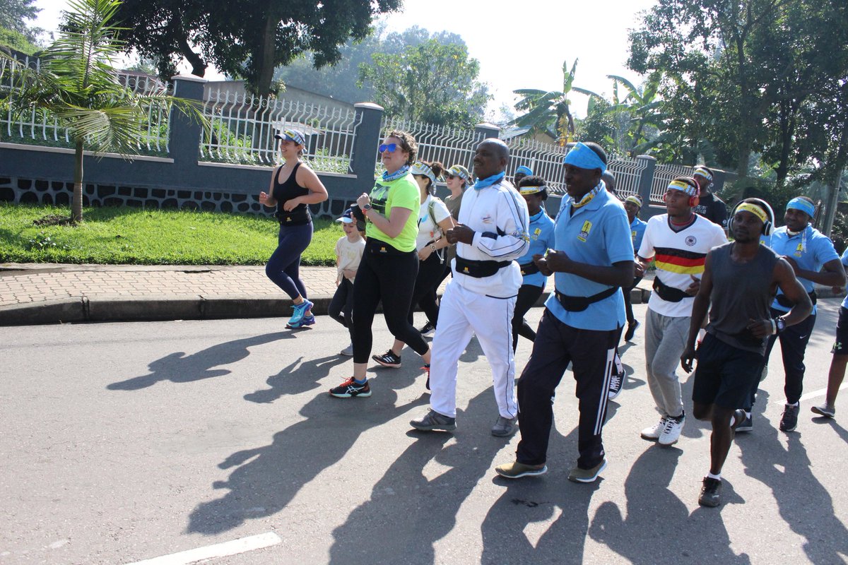 MusanzeDistrict's tweet photo. This Saturday October 22nd, 2022, @MusanzeDistrict representatives joined Jen Weidman & Kamoso in #RunForRwanda event in Musanze Town. It's been organized in collaboration with @liquidchurch & @livingwater for clean water purpose. They've ran 5km: BNR - Muhe - Paved road - BNR. https://t.co/mC2eJrenGy