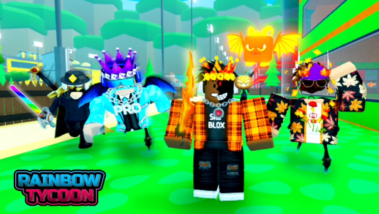 SnipBloxGames's tweet photo. Rainbow Tycoon https://t.co/zNPXX0iq3H