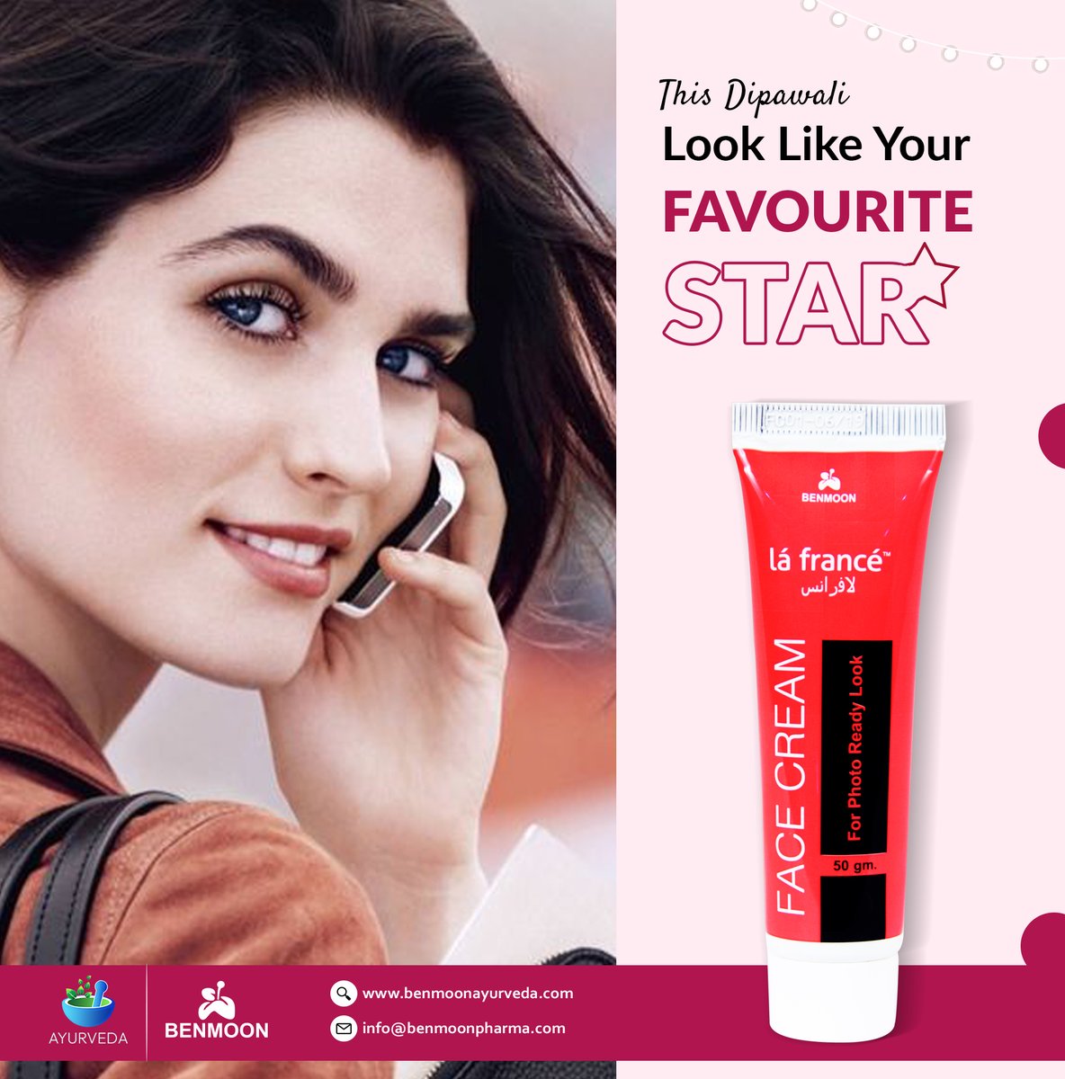 💪MANUFACTURED BY BENMOON PHARMA✔️
💃When You Put In Effort To Beautify Your Face🌹 #lafrancefacecream #photoready #lookbeautiful #gorgeousness #beautifulskin #lookstunning #lookgorgeous #benmoonskincare It's A Selfie Time💙
THIS DIWALI LOOK LIKE YOUR FAVOURITE STAR