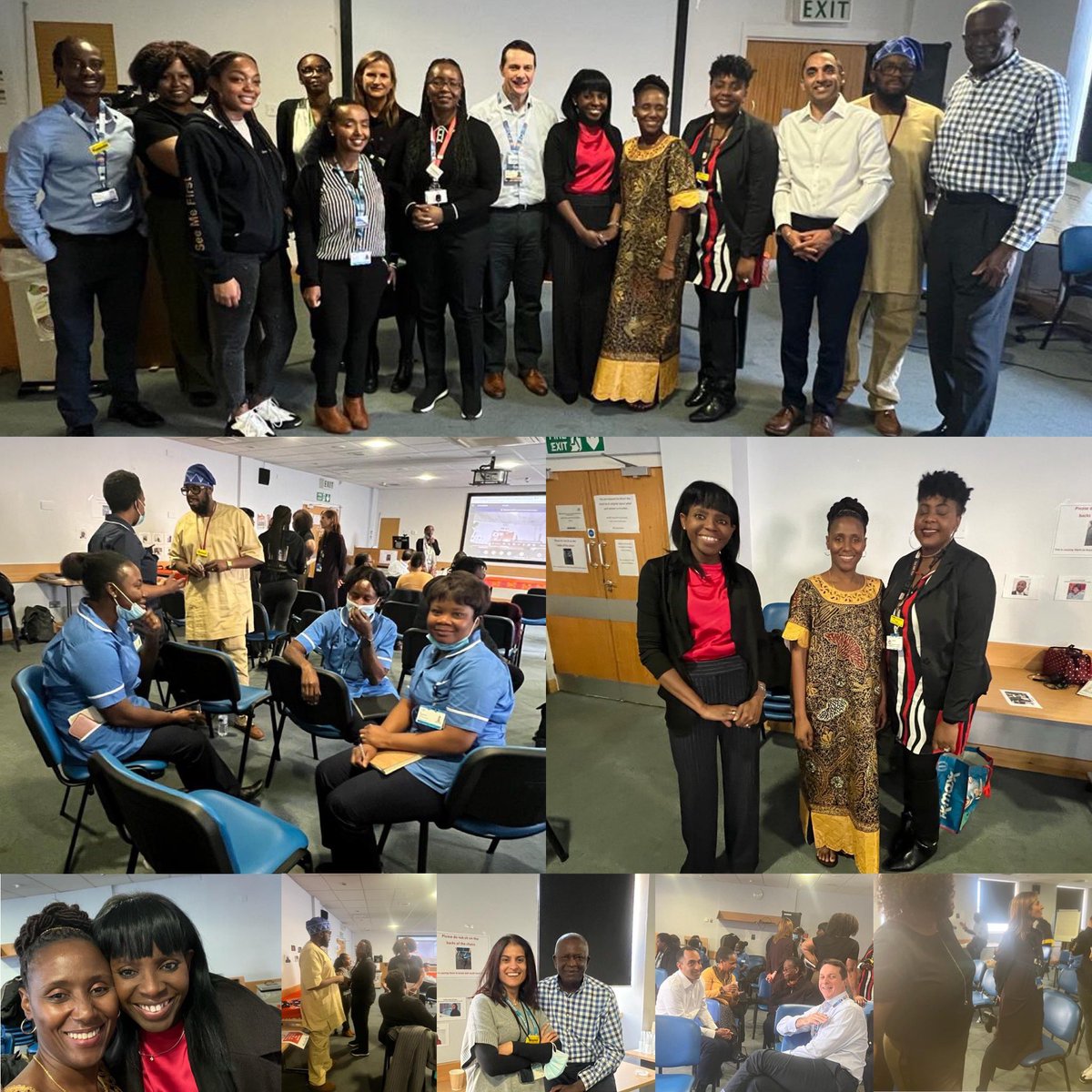 Many 🙏🏾 for BHM2022: #Actionnotwords celeb @NewhamHospital Great messages of #SeeMeFirst f2f conversations, correcting behaviours & allyship. @BartsHealthBME @CelinaMfuko  @shanedegaris @WhitHealth @JegedeTina @RachelDalton1 @DelvirMehet @BH_Include @CAlexanderNHS