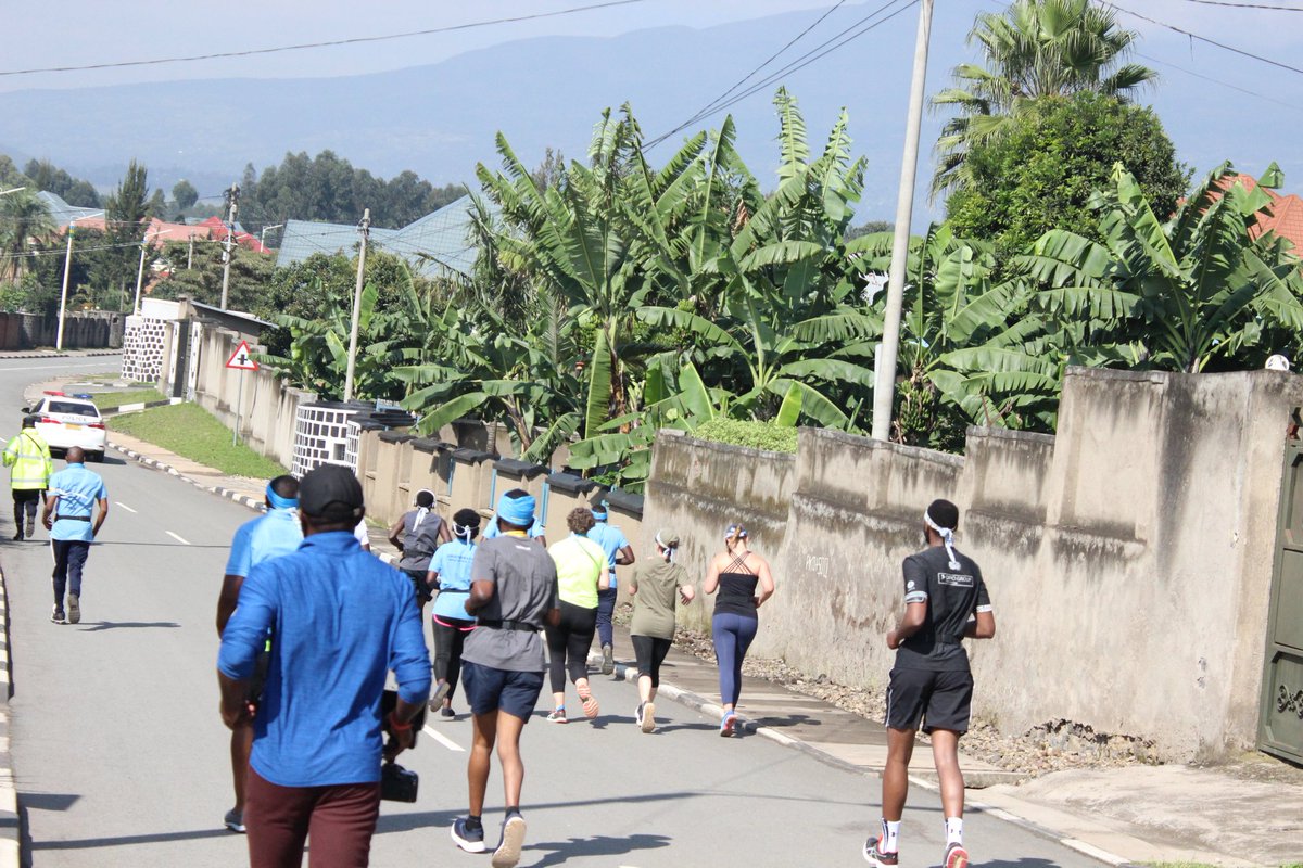 MusanzeDistrict's tweet photo. This Saturday October 22nd, 2022, @MusanzeDistrict representatives joined Jen Weidman & Kamoso in #RunForRwanda event in Musanze Town. It's been organized in collaboration with @liquidchurch & @livingwater for clean water purpose. They've ran 5km: BNR - Muhe - Paved road - BNR. https://t.co/mC2eJrenGy