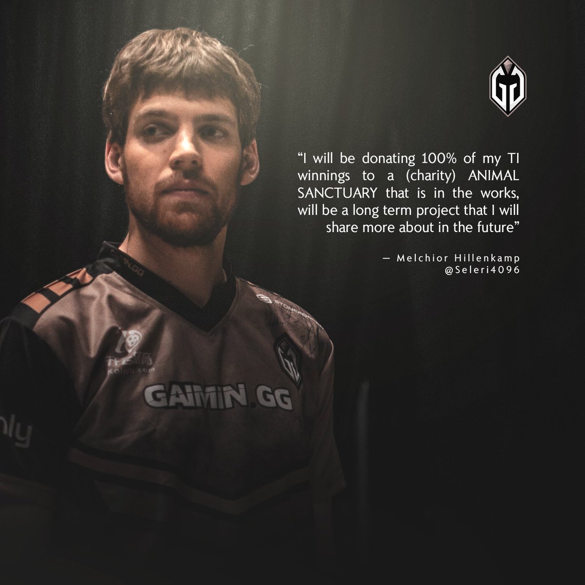 GaiminGladiator's tweet photo. Just when we thought we couldn't feel more proud of our Gladiators. 

Feels good to work with admirable and consistent people. That's the essence. 

#TI11 I #AgainstAllOdds I #Vegan https://t.co/LAYJuwBcka