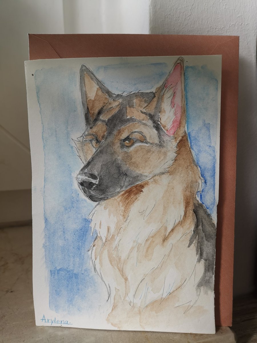 Found this beautiful art, I got from <a href="/Arylena_/">Ary | 迅风掠影</a>, while I've cleaned my closet. 🧡