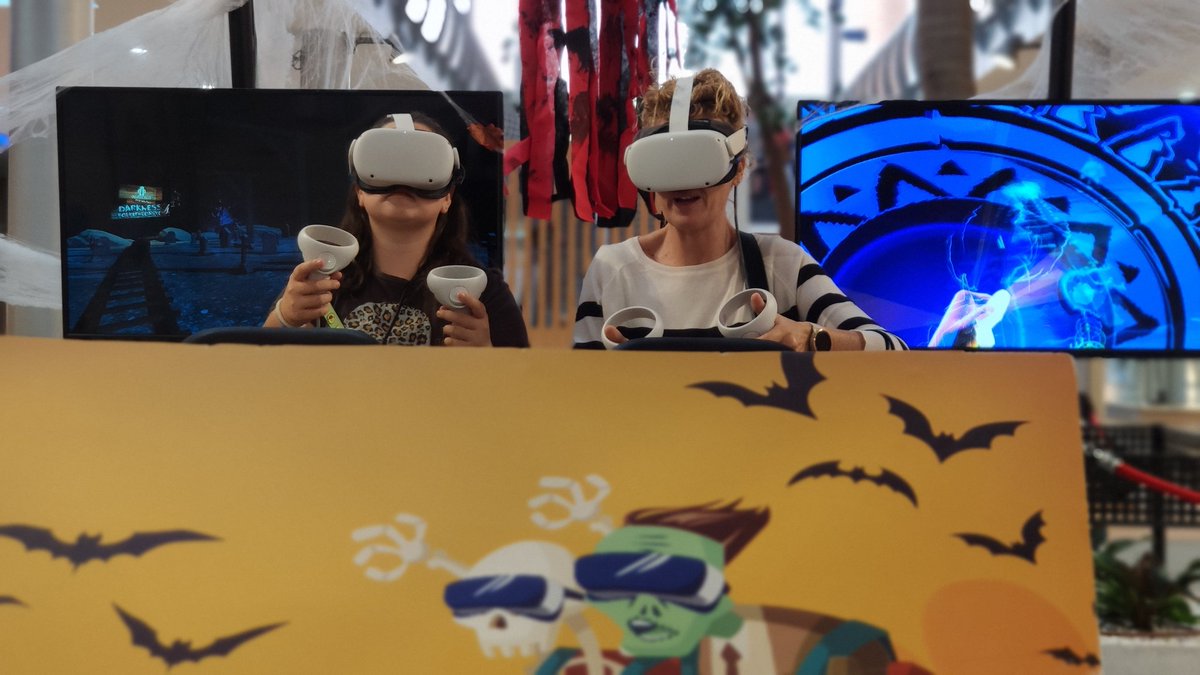 Ya estamos de Halloween y como no podía ser de otra manera con realidad virtual. 
¡En esta ocasión en Gandía! 
#RealidadVirtual #Halloween #vr #Halloween2022 #Gandia #rv