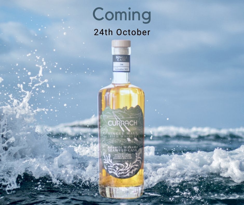 What do Currach Wakame, a fine double IPA and wild county Clare have in common ? All will be revealed on Monday for the launch of our new Single Cask bottling 👀