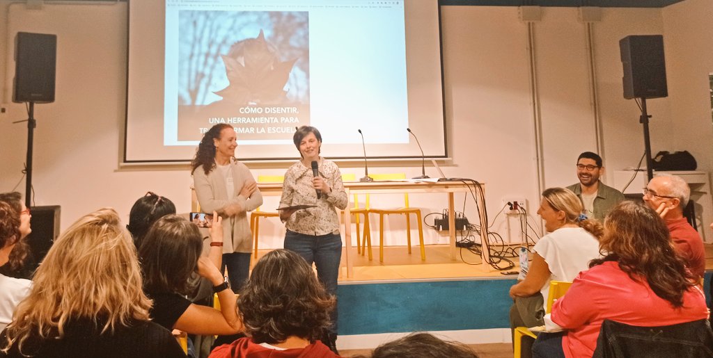 Dissentir #workshopcrearla necessari per transformar les escoles perquè <a href="/QuererlaCrearla/">Quererla es crearla</a>