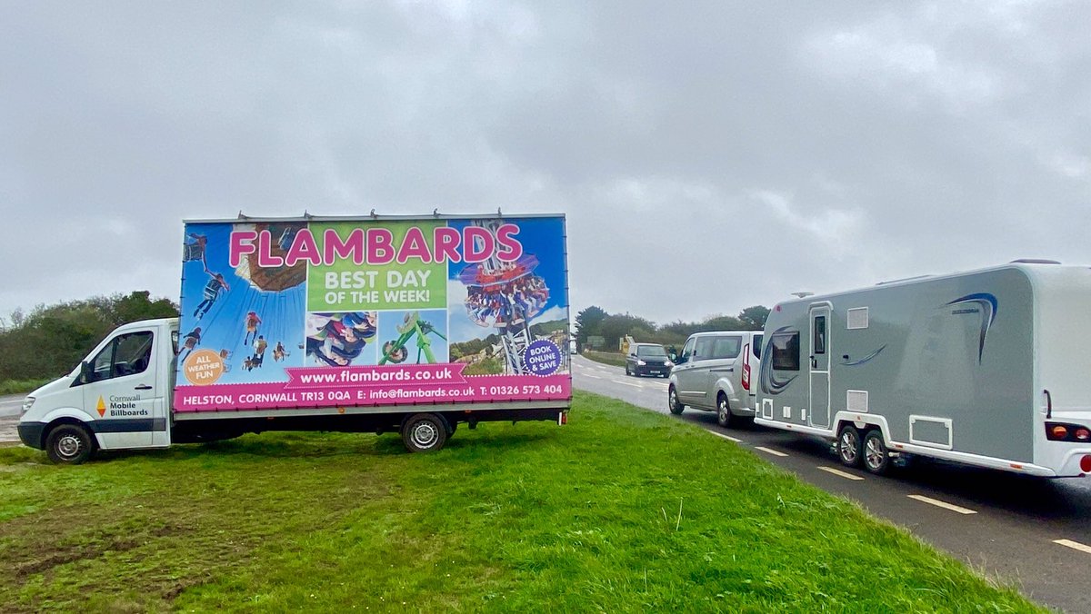 corn_billboards's tweet photo. Please 👁look👁 out for the Flambards advan today around #Cornwall it’s Trick or Treat week 👽👻 at Flambards 😀open from 10 am - 5 pm 
It’s THE BEST DAY OF THE WEEK 🎡🎢💥
@FlambardsUK #Halfterm https://t.co/9SgI6fX8Ow