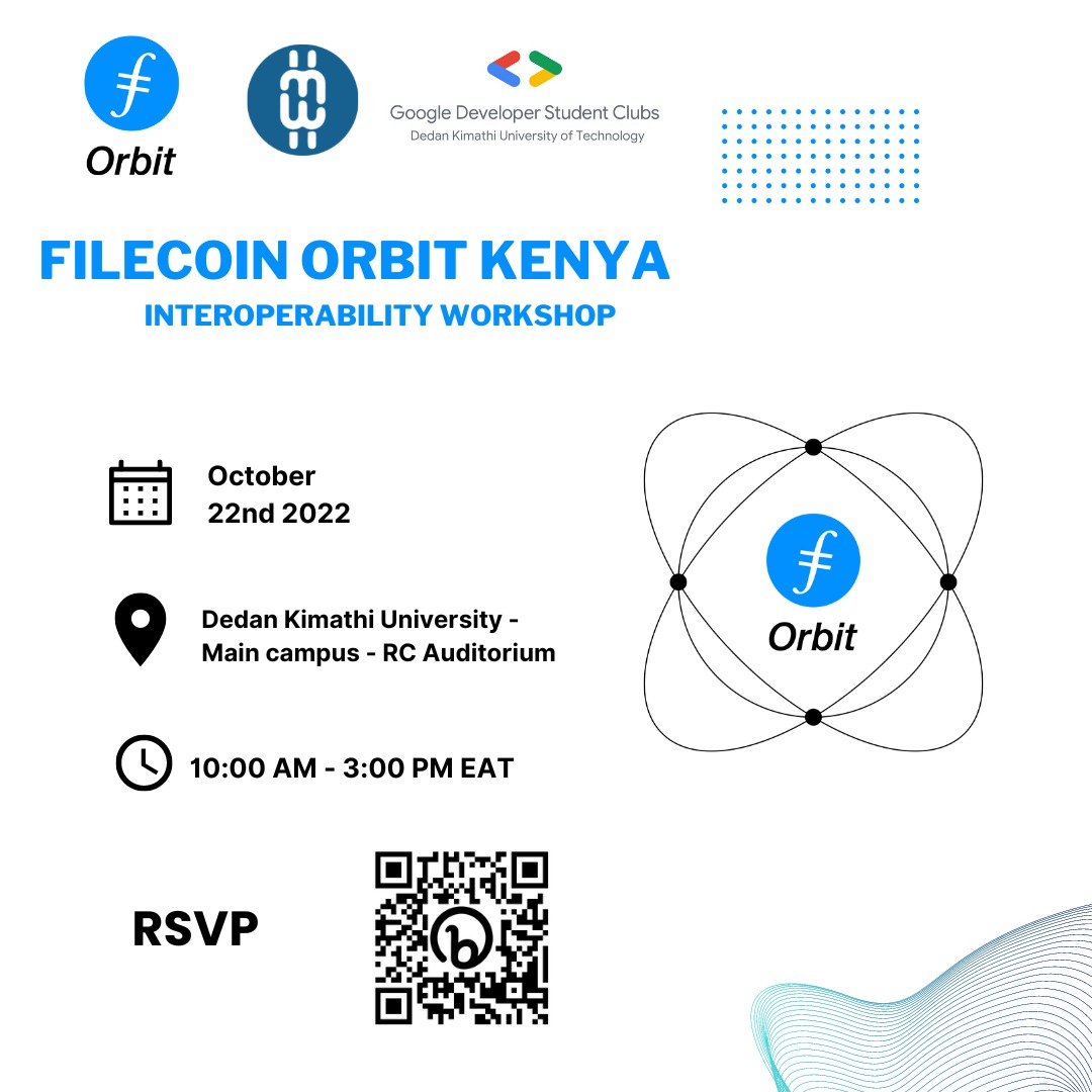 Amazing Interoperability workshop at #DeKUT

<a href="/FilecoinKe/">Filecoin Kenya community</a>
<a href="/wengi_web/">Wengiweb</a>
#FilecoinOrbitKenya