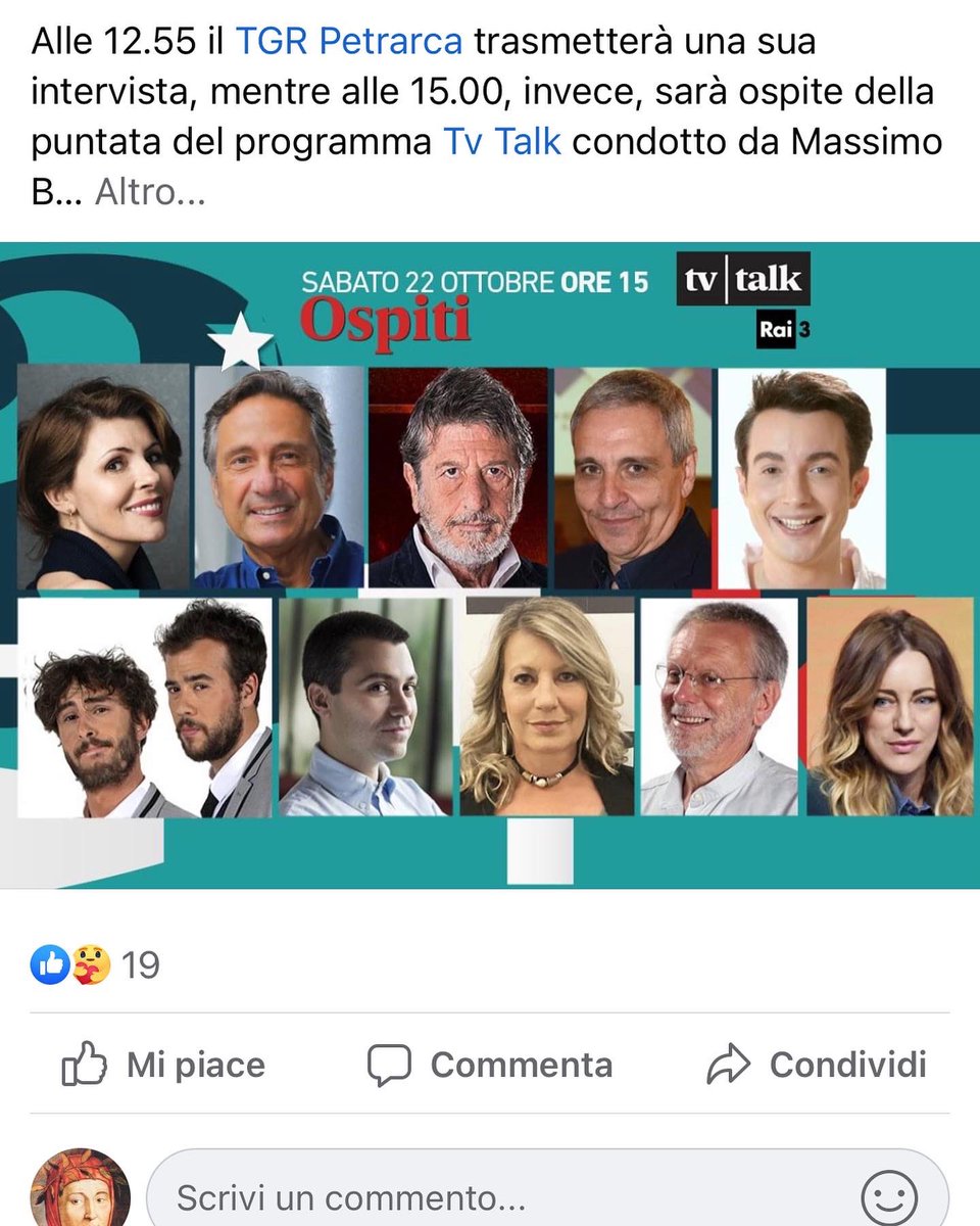 TgrPetrarca's tweet photo. Non perdete la puntata di oggi alle 12.55 su @RaiTre nel segno del giallo e del noir con i grandi protagonisti della narrativa italiana @MdGOfficial #AntonioManzini @sellerioeditore @sandronedazieri @GaggiaFrancesco @harpercollinsIT @Einaudieditore #DavideLongo https://t.co/59qdXHTtm4