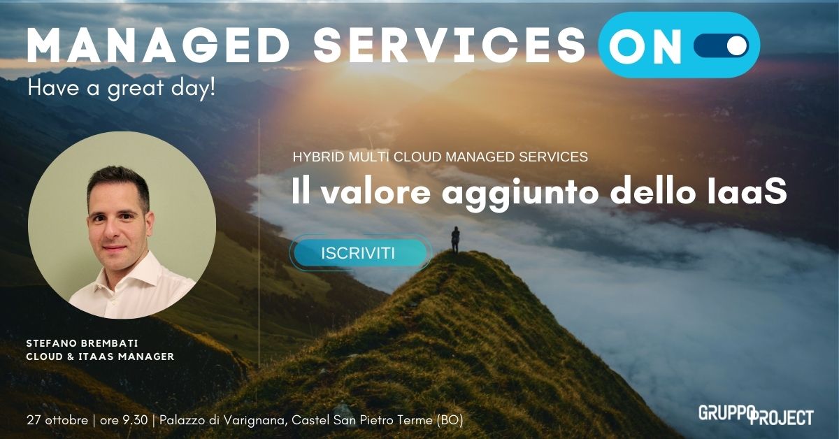 L’attuale contesto di mercato richiede alle aziende un grande impegno per la gestione e lo sviluppo delle proprie infrastrutture, sistemi e applicazioni. Il nostro servizio #IaaS è la risposta per supportare le aziende verso questa trasformazione.
👉 lnkd.in/ef79CmtC