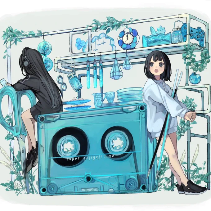 #あなたの青色の作品を見せてください 