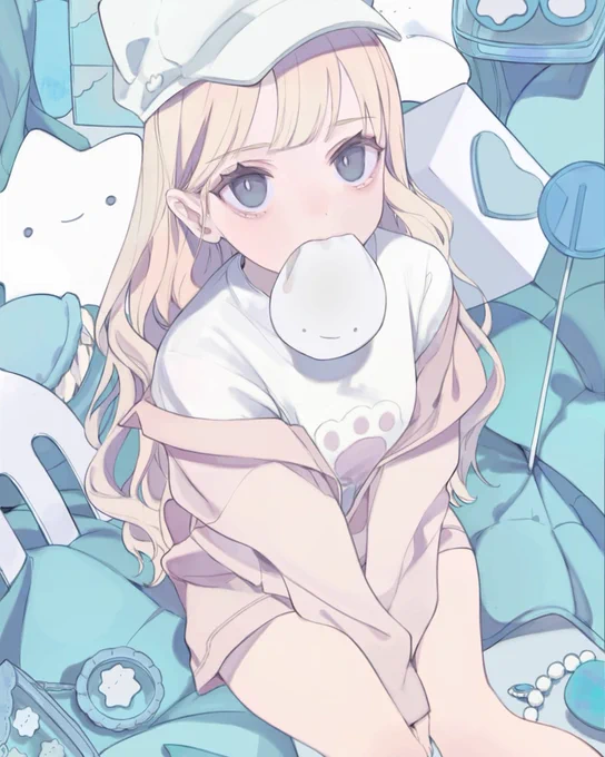 #あなたの青色の作品を見せてください 