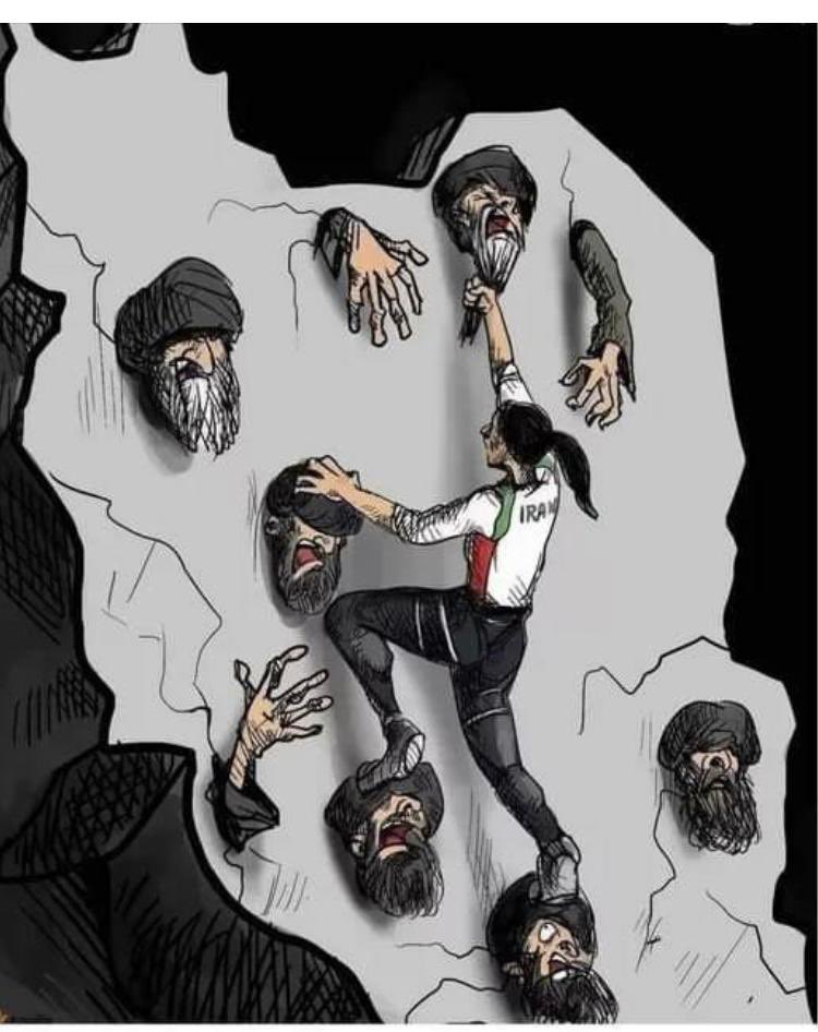 Raak! #Elnaz_Rekabi #WomanLifeFreedom #IranRevolution #MahsaAmini