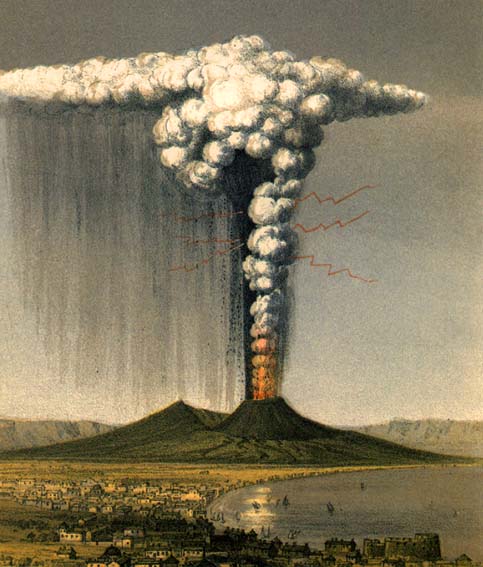 🌋Volcanic Eruption, 22 October 1822: a very inspiring @EnvHumsOxford conference marking the centenary yesterday: C19 sciences, technologies, and spectacles of fire to capture lava forced out by elastic fluids, horrid engine noises, extraordinary fire & cloud shapes @_ElisaCozzi