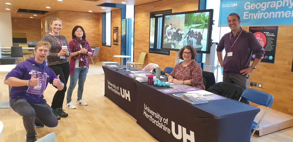 All ready for our Undergraduate Geography &amp; Environment open day! Come, pay us a visit in College Lane main reception, meet our staff &amp; students &amp; take a trip to rural Hertford to visit our environmental field station! <a href="/uhgepsoc/">GEP Society</a> <a href="/HertsGEP/">Geography, Environment & Planning at Herts</a> <a href="/uniofhertslms/">uh</a> @uniofherts