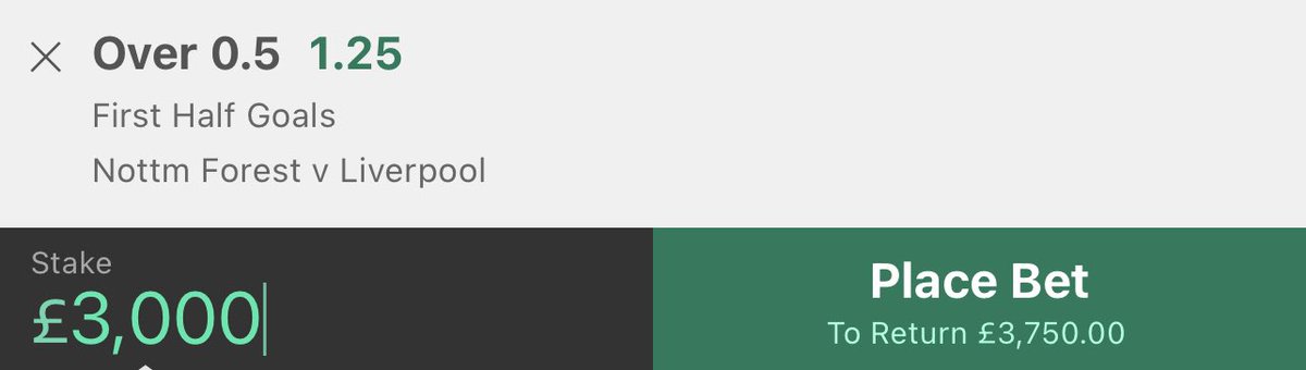 FryTrades's tweet photo. Premier league⚡️
Liverpool vs Nottingham forrest⚡️
First half goal⚡️ https://t.co/XyOS7fyO12