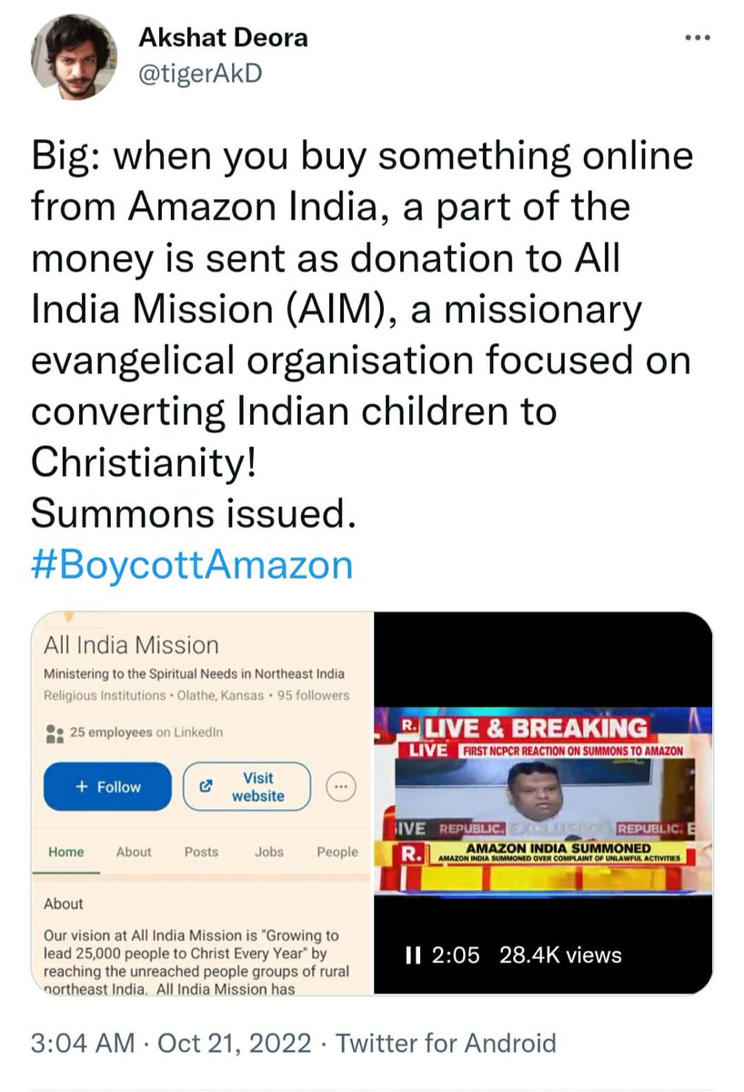 Shocking! How can <a href="/amazon/">Amazon</a> so openly support such illegal conversions in india? Govt should enquire! ⁦<a href="/AmitShah/">Amit Shah</a>⁩ ⁦<a href="/narendramodi/">Narendra Modi</a>⁩ ⁦<a href="/blsanthosh/">B L Santhosh</a>⁩ ⁦<a href="/republic/">Republic</a>⁩ ⁦<a href="/TimesNow/">TIMES NOW</a>⁩ ⁦<a href="/CNNnews18/">News18</a>⁩ ⁦<a href="/ARanganathan72/">Anand Ranganathan</a>⁩ ⁦<a href="/ShefVaidya/">Shefali Vaidya. 🇮🇳</a>⁩ ⁦<a href="/Sanju_Verma_/">Sanju Verma</a>⁩